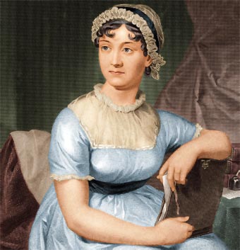 Famosa imagen de Jane Austen, que utiliza como imagen la creadora de la cuenta de instagram fan.janeausten